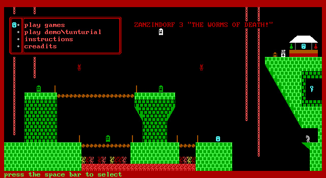 Submitted by zanzindorf. Title Screen